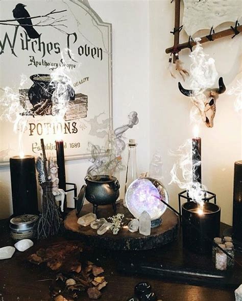 Witchcraft themed interior design